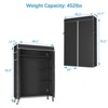 VIPEK V11C Portable Closets Rolling Clothes Rack Wardrobe Black Metal Clothing Rack with Black Oxford Fabric Cover - image 2 of 4