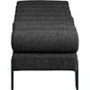 Meridian Furniture,Akeela Linen Textured Fabric Bench - 4 of 4