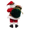 Kurt Adler 10.5-Inch Fabriché Traditional Santa with December 25th Calendar - 3 of 4