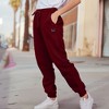 Dalix Butterfly Embroidered Jogger Pant Soft Fleece Relaxed Fit Lounge Womens - 4 of 4