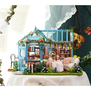 Wizardi Miniature Wizardi Roombox Kit - Rose Garden Tea House