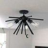 Vaxcel Estelle 3 - Light Flush Mount in  Matte Black - 2 of 4
