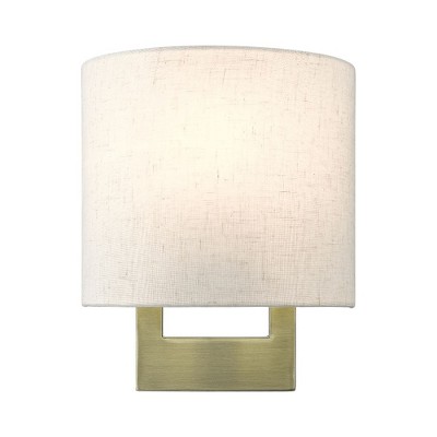 Livex Lighting Petite 1 - Light Wall Light in  Antique Brass