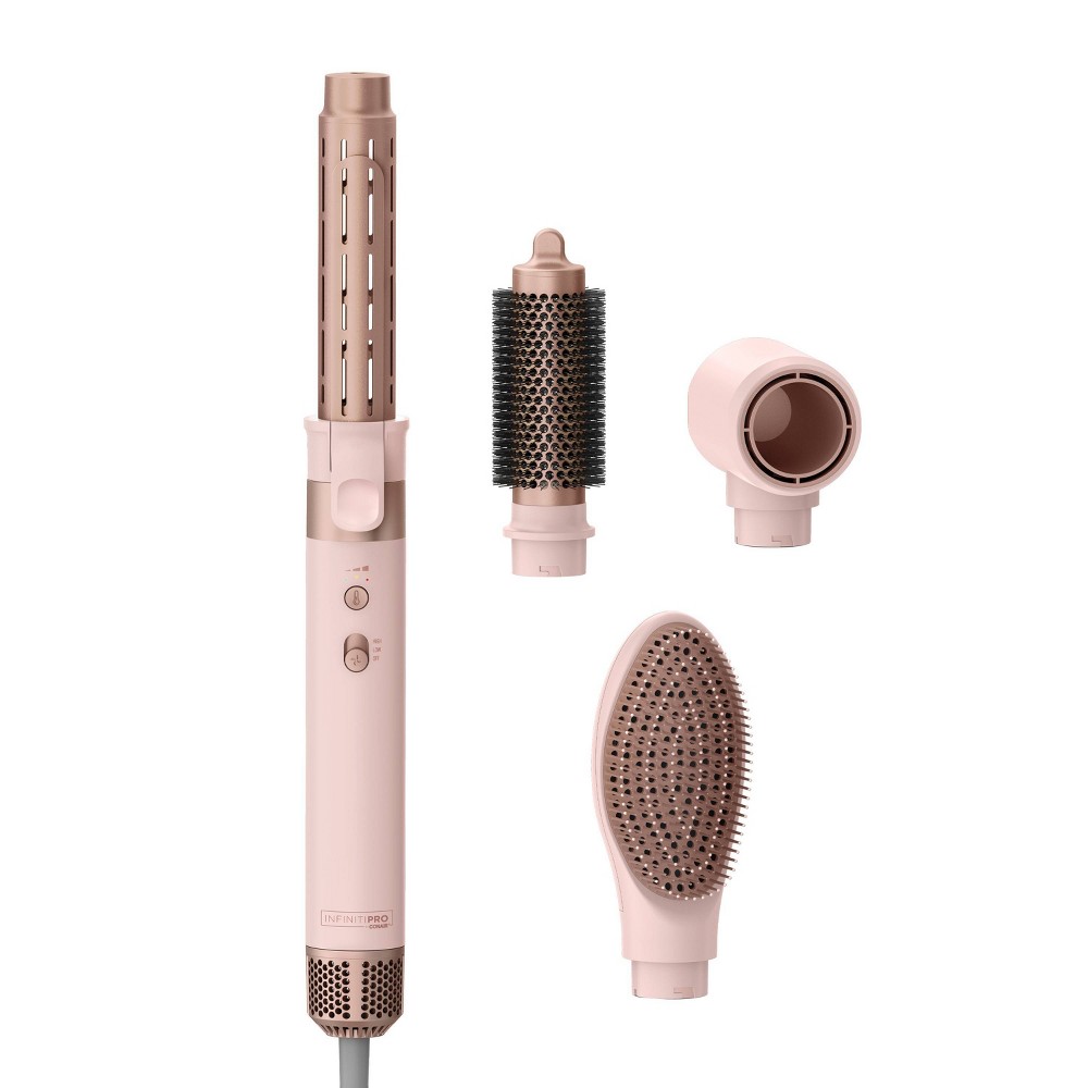 INFINITI PRO CONAIR Wet-to-Dry Styling Wand with Multiple Attachments - Pink