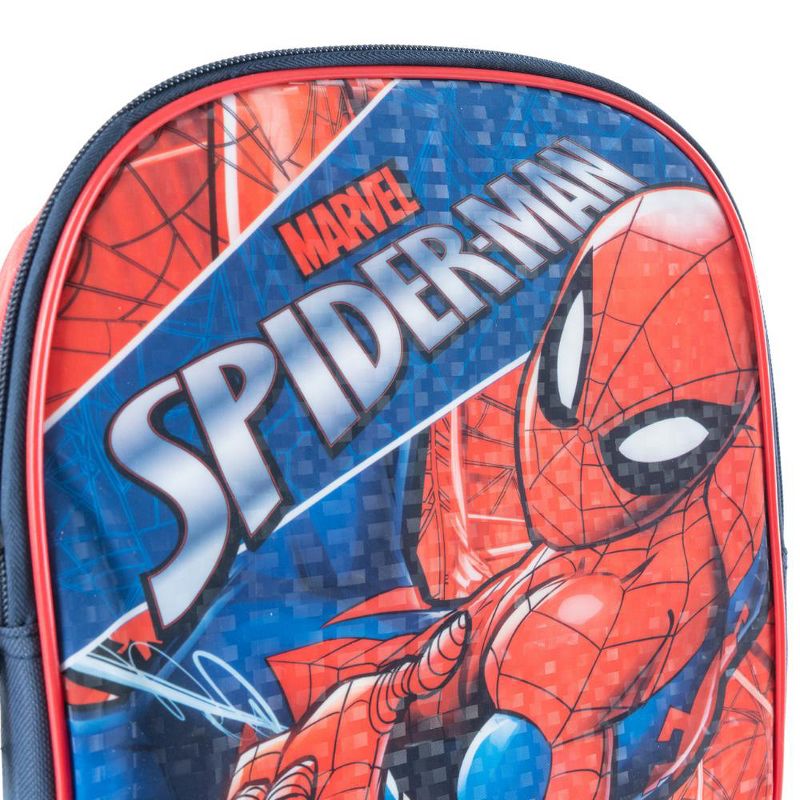 Marvel Avengers Spiderman Mini Backpack Set for Kids with Journal Notebook and Pen - 11.5 Inch, 5 of 10
