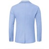 BLUEMING Mens Blazer Herringbone Blazer Jackets Two Button Coats Retro Lightweight Casual Knit Suit Jackets - 2 of 4