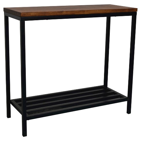 Target black hot sale metal console table