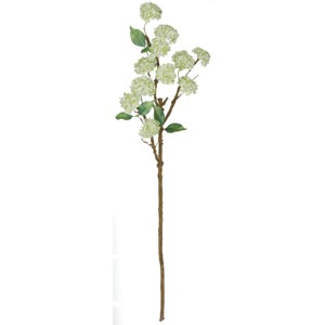 Sullivans Artificial Snowball Spray 28"H Green Flowers - 1 of 1