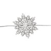 Northlight 5' White Glitter Dusted Wooden Snowflake Christmas Garland - image 3 of 3