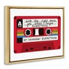 Stupell Industries With The Right Music Vintage Cassette Floating Frame Canvas Art, Gold, 31" x 25" - 2 of 4