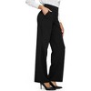 BABYYER Women's Yoga Pants, High-Waist Straight-Leg Work Pants, Wide Leg Casual Sweatpants with Pockets, Breathable and Elastic - 4 of 4