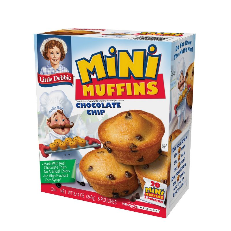 Little Debbie Chocolate Chip Mini Muffins - 8.44oz/5ct, 4 of 6