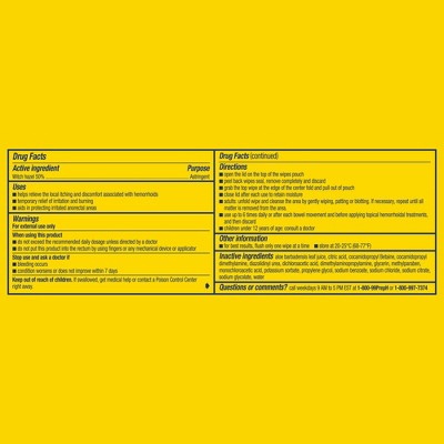 Preparation H Wipes - Thumbnail 5