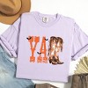 Y'all Bats - Womens Garment Dyed Tee - 2 of 4