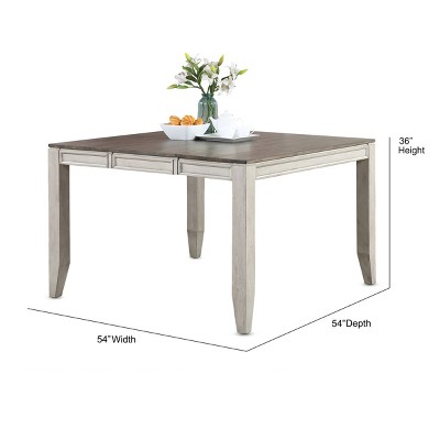 Abacus Smokey Alabaster and Honey 9-Piece Counter Dining Set