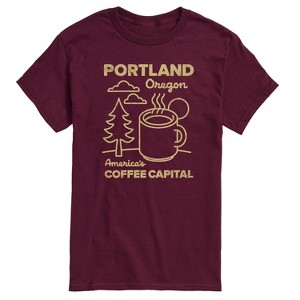 Men's - Instant Message - Portland Coffee Short Sleeve Graphic T-Shirt - 1 of 4