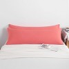 2 Pack Brushed Microfiber Body Pillowcases, Super Soft Body Pillow Cover with Envelope Closure - NTBAY - 4 of 4