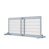 PawHut 72" W x 27.25" H Extra Wide Freestanding Pet Gate with Adjustable Length Dog, Cat, Barrier for House, Doorway, Hallway - 4 of 4