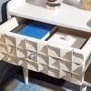 Zinnia 1 Shelf 1 Drawer Nightstand - NST9000 - Safavieh - 2 of 4
