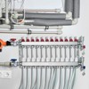 VEVOR 12-Branch Radiant Heat Manifold, 1/2" PEX Tubing Manifold, Stainless Steel PEX Manifold for Hydronic Radiant Floor Heating, Silver - 2 of 4