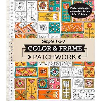 Color & Frame - Fresh Flowers (Adult Coloring Book) SPIRAL – 2020