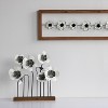 38 x 12 inch Rustic White Flower On A Wire Wood And Metal Wall Décor - Foreside Home & Garden - 4 of 4