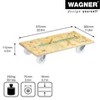Wagner Moving Dolly 64-1141 – Heavy-Duty 550 lb Capacity, Formaldehyde-Free OBS Plate, and Solid Rubber Wheels - 2 of 4