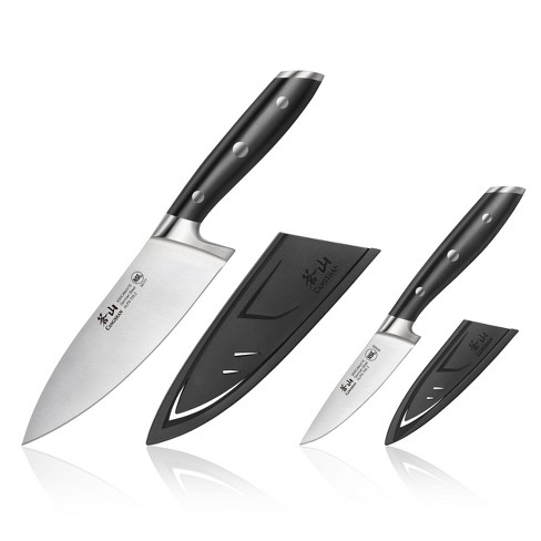 KitchenAid 4pc Chef Knife Set White/Dark Blue/Aqua Blue