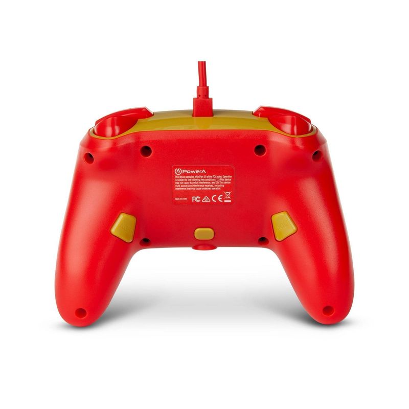 PowerA Enhanced Wired Controller for Nintendo Switch - Mario Golden M - Red, 3 of 14