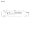 NicBex 70.9" Modern TV Stand with 2 Shelves and  LED Lights for TVs up to 80 Inches, Entertainment Center with Metal Legs for Living Room - 4 of 4