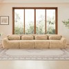 149'' Straight Sectional Sofas with 32D High-Density Sponge, Ergonomic Design, and Free Combination - 2 of 4