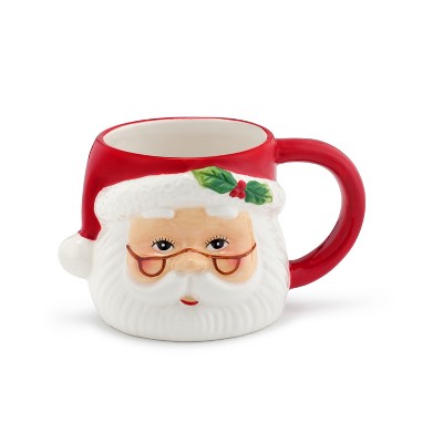 C&F Home 16oz Santa Cute Christmas Mug