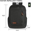 Paaaawaters Laptop Backpack Large Computer Backpack Fits up to 17.3 Inch Laptop with USB Charging Port Water - 3 of 4