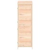 VidaXL Garden Shed 21.7"x20.5"x68.7" Solid Wood Fir - 4 of 4