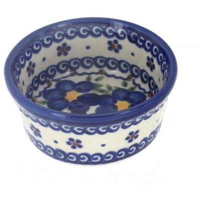 Blue Rose Polish Pottery Spring Blossom Small Bowl