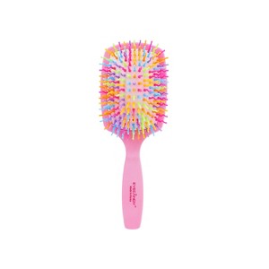 Rainbow volume S paddle brush (Black)-5 colors - 1 of 4