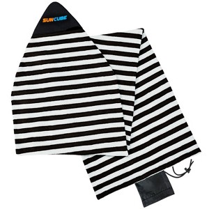 SUN CUBE Surfboard Sock Cover, Surf Bag for Surfing Board, Protective Stretchy Sock Sleeve Longboard Hybrid Shortboard - 1 of 4