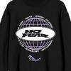 No Fear Oval Logo Adult Black Crew Neck Long Sleeve Sweatshirt - 2 of 3