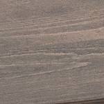 dark brown top/black base