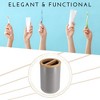 Evideco French Home Goods Elegant Toothbrush Holder with Bamboo Top - Modern Bathroom Organizer for Toothbrush & Toothpaste - 4 of 4