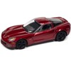 2012 Chevrolet Corvette Z06 Crystal Red Met. "Classic Gold Collection" Ltd Ed 1/64 Diecast Model Car by Johnny Lightning - image 2 of 3