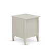 East West Furniture,Modern Nightstand Bedroom with 1 Wooden Drawer, Stable and Sturdy Constructed - 4 of 4