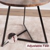 Dining Table Set for 2, Kitchen Table & Chair Sets for 2, Round Kitchen Table for Small Space, Apartment, Breakfast Nook - 4 of 4