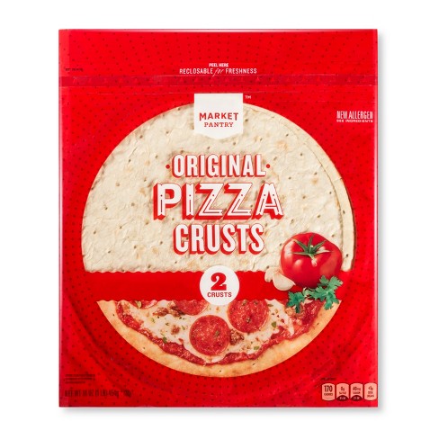 Original Pizza Crusts - 16oz/2ct - Market Pantry™ : Target