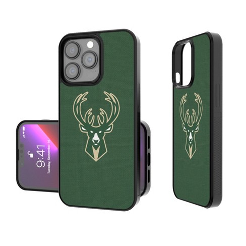 Keyscaper Milwaukee Bucks Solid Bump Phone Case For Iphone 14 Pro