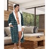 ADR Men's Plush Fleece Bathrobe, Warm Cozy Bath Robe - 2 of 4