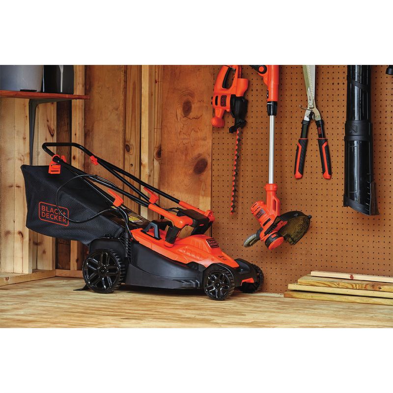 Black & Decker BEMW482BH 120V 12 Amp Brushed 17 in. Corded Lawn Mower with Comfort Grip Handle, 6 of 16