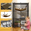 3 Tier 28in x 41in Cat Cage Rabbit Hutch Ferret Playpen with FREE Hammock - 2 of 4