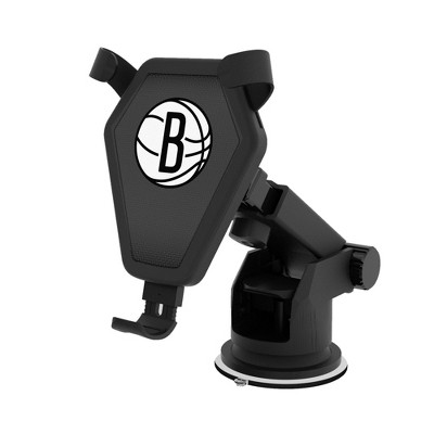 Keyscaper Brooklyn Nets Linen 10-Watt Wireless Car Charger