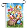 Briarwood Lane Easter Garden Flag 12x18 For Outdoor Springtime Bunnies For Easter Garden Flag Flags For Outside - 2 of 4
